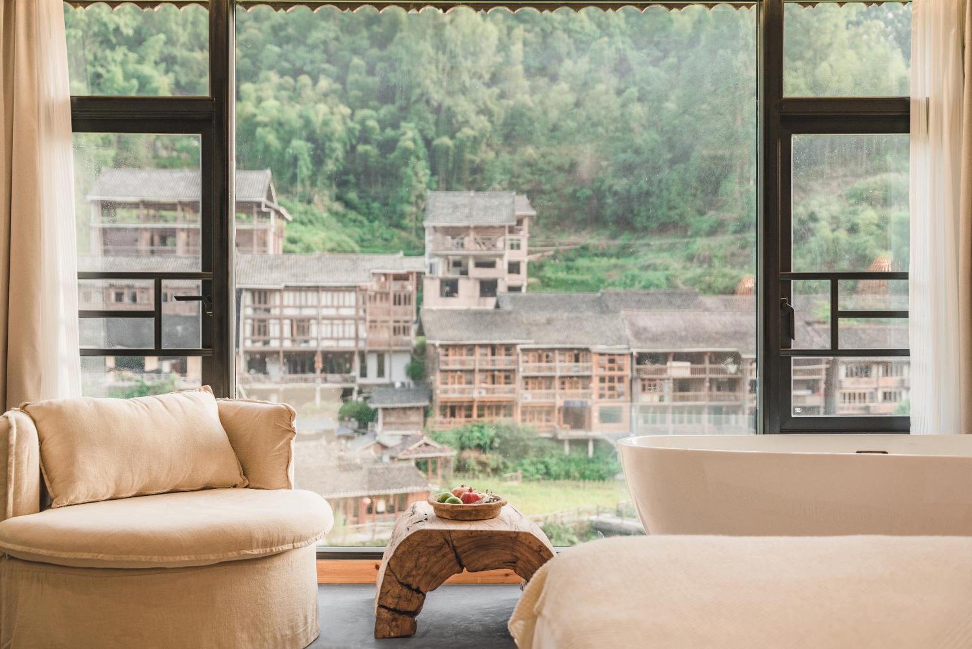 肇兴溪舍山堂 Creekside Inn Liping Luaran gambar